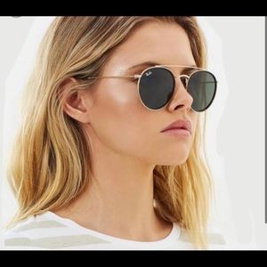 Ray-ban round double bridge sunglasses